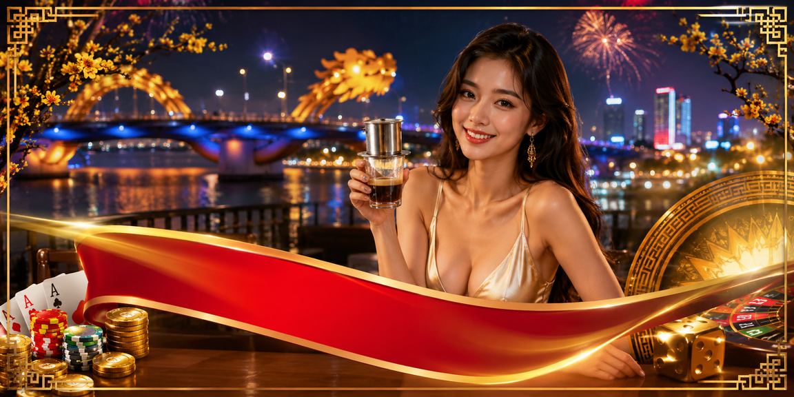 Người dùng thưởng thức cà phê tại Đà Nẵng trong khi chơi cá cược