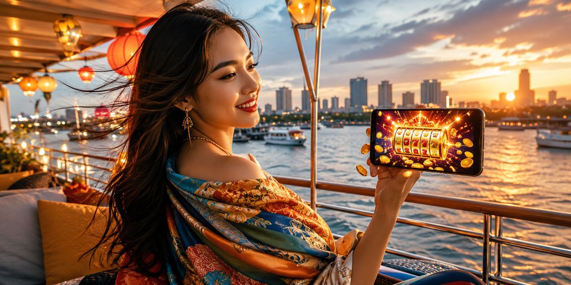 Người dùng chơi slot game tại Sài Gòn trên điện thoại di động