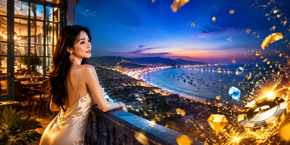 Không gian casino hiện đại tại Việt Nam với ánh đèn sặc sỡ và bàn cược sôi động